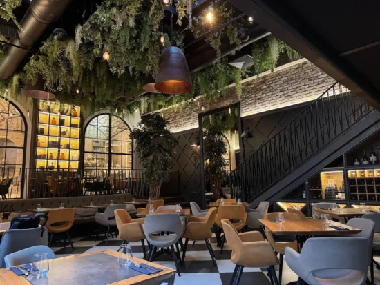 Pizza Nuova Prague – Italian restaurant interior near Hotel Haštal in Old Town