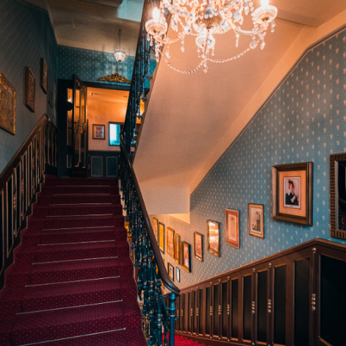 #hotel hastal stairs