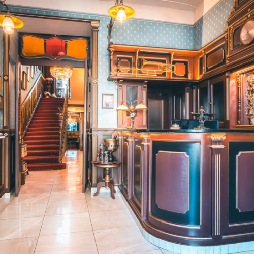 #hotel hastal reception